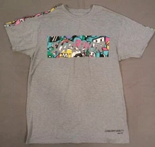 GALAXY BY HARVIC Shirt Men's Large Gray Superior Graphic