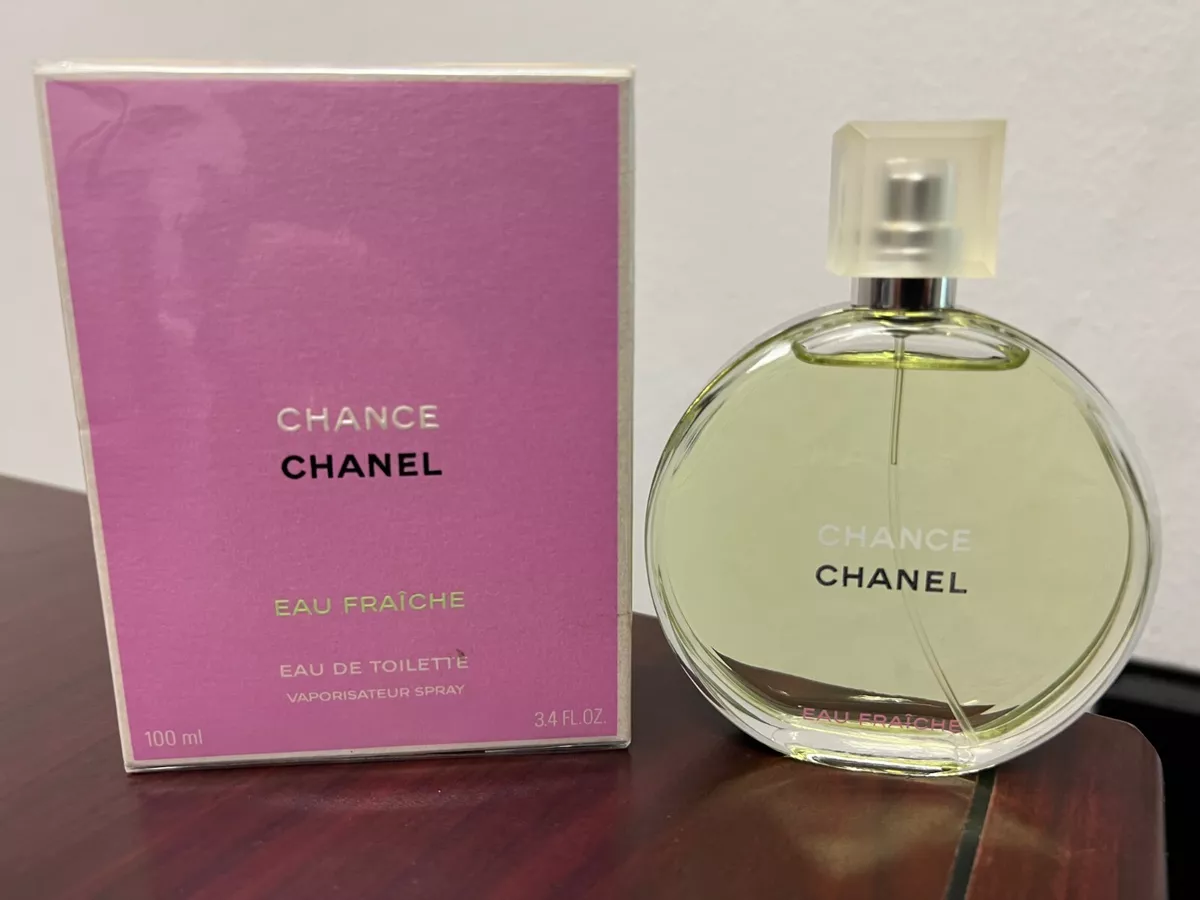 Chanel Chance Eau Fraiche Eau De Toilette Vaporisateur Spray 100 ml / 3.4 oz