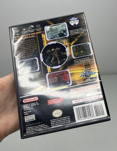 GameCube Metroid Prime Kmart esclusiva variante custodia/scatola opere d'arte *senza gioco* *indossare* - Foto 4 di 8