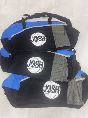 PERSONALIZED JOSH BASKETBALL TRAVEL DUFFLE BAG
