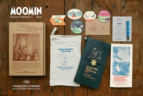 TRAVELER’S notebook Limited Set MOOMIN from the book Comet in Moominland NEW - Picture 2 of 22