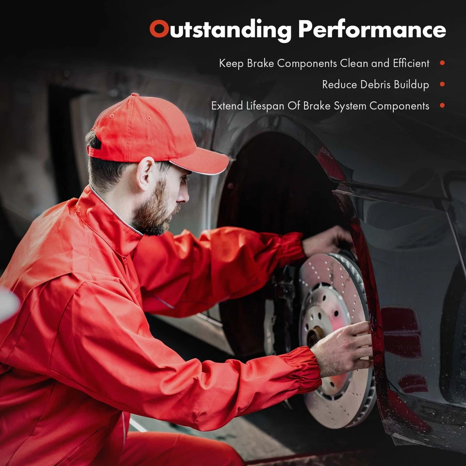 Protector antipolvo de freno trasero del lado del conductor y del pasajero 2 piezas para Land Rover LR4 2014-2016 Foto 2 de 4