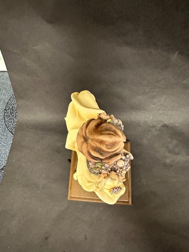PERGIANNI CEDRASCHI Capodimonte Dama Figura Uvas 1985 Florencia Italia - Imagen 8 de 10