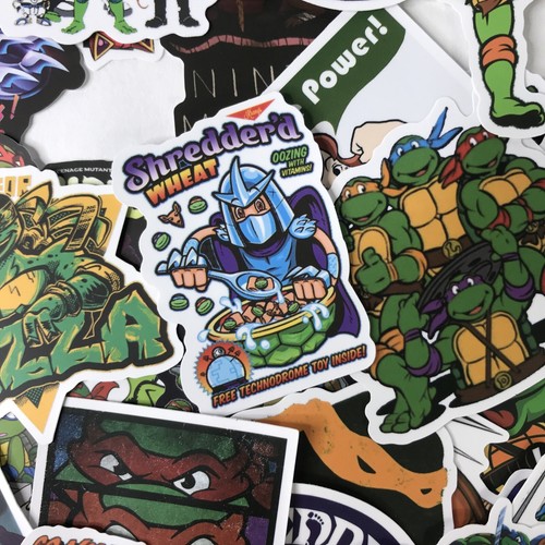 50 Stck. Zufällige TMNT Teenage Mutant Ninja Schildkröten Laptop Cartoon Aufkleber Aufkleber - Bild 9 von 12