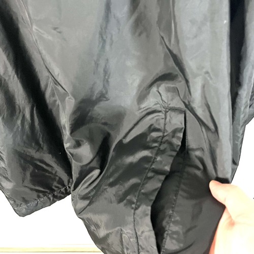 VTG 1990’s Nike Button Up Windbreaker Black Yellow XL / 2XL - Picture 12 of 13
