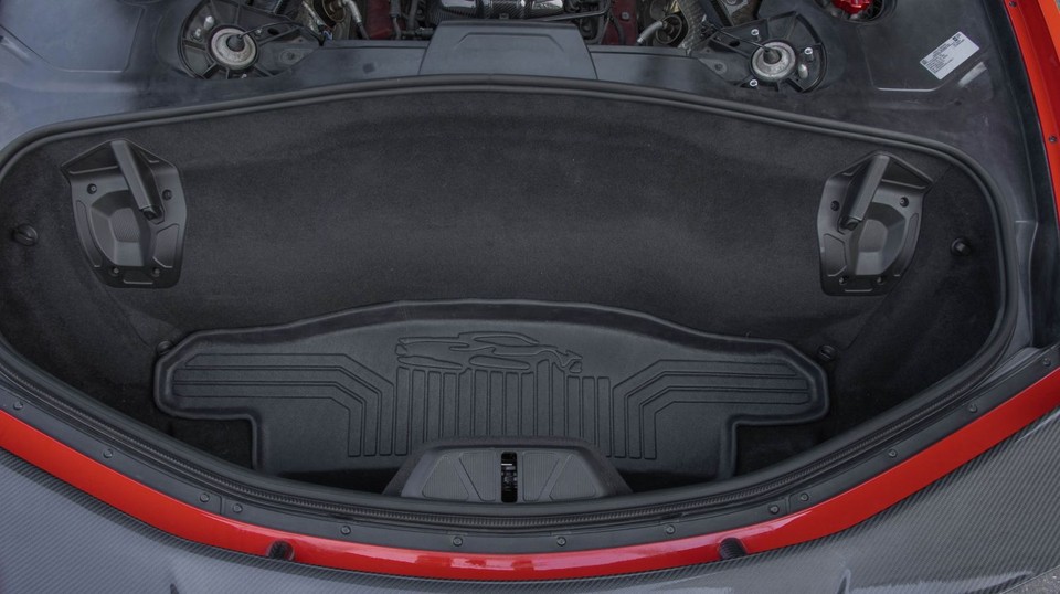 Rubber Rear Trunk Mat Liners Fit for Corvette C8 2020-UP Stingray Z51 ...