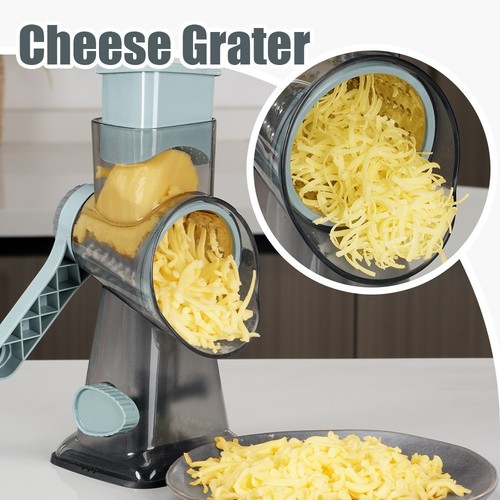 3 in 1 Hand-Crank Vegetable Slicer Labor-saving Ice Shaved Machine Salad - Picture 3 of 16