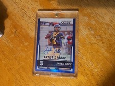 2016 Score Jared Goff Artist's Proof Auto Rookie Card /15. rookie card picture