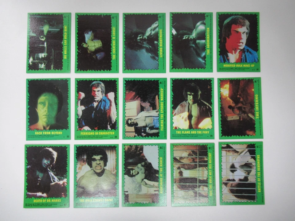 1979 Topps The Incredible Hulk 88 Cards + 22 Sticker Complete 110 Card Set - Image 4 of 4
