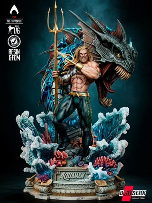 Aquaman Skulptur 3D gedruckt 16K unbemalt Resin Modellbausatz Maßstab 1:6
