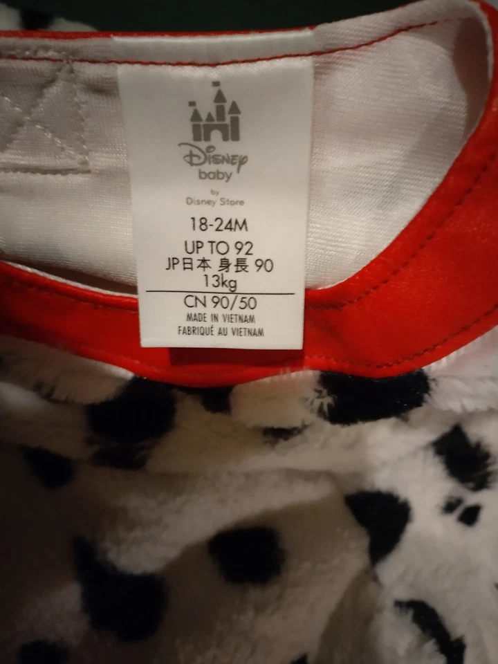 Disney Store 101 Dalmatians Suit Costume 18-24months Great Condition  - Image 3 of 3