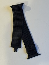 Apple Watch Band Ultra - Titanium Milanese Loop 49mm - Large - Black Titanium