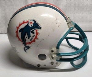 Vintage Miami Dolphins Youth NFL Little Pro Youth Size Small Riddell Helmet 