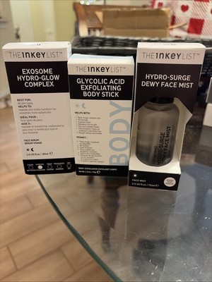 The Inky List Hydro-Surge Dewy Face Mist Glow Complex And Body Stick