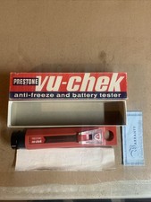 Vintage Prestone Vu Check Antifreeze  Battery Tester