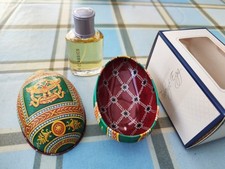 Faberge Ei LR Metall Schmuck Box Vintage Schmuck Box