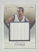 BRANDAN WRIGHT 2013-14 Panini Timeless Treasures Game Worn Jersey Card #97 13/49