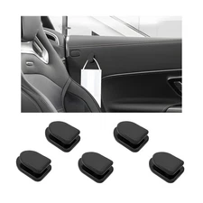 5 PCS Car Dashboard Mini Hooks, Multifunctional ABS Vehicle Adhesive Hooks, Car