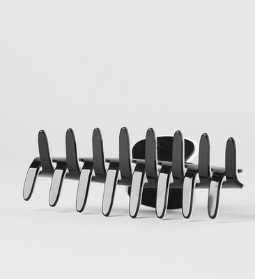 Alo Outline Large Claw Clip - Black/White Authentic New | eBay display picture 3