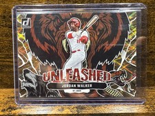 Jordan Walker 2023 Donruss Baseball /999 Gold Holo Foil Unleashed Cardinals ⚾🔥