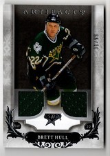 2018-19 Artifacts Materials Silver Brett Hull Jersey 31/99 Dallas Stars #156