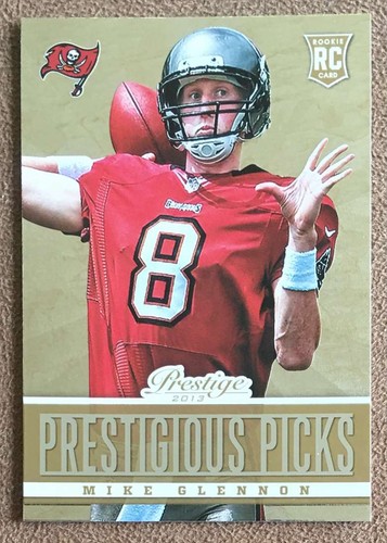 2013 Panini Prestige Prestigious Picks #9 Mike Glennon Rookie Tampa Buccaneers