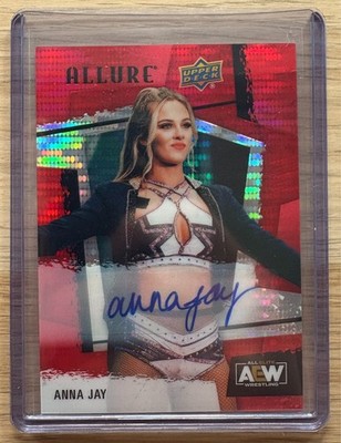 Upper Deck AEW ALLURE 2022 - RED RAINBOW AUTO - ANNA JAY - #50 - *AUTO*