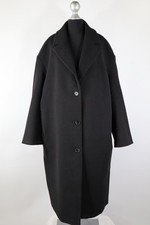 H&M schwarzer Mantel Herbst/Winter Gr.L rein Polyester