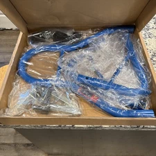 Motorcycle Stand 850LB Sport Bike Rear Wheel Lift Swingarm Paddock  Blue. In US!