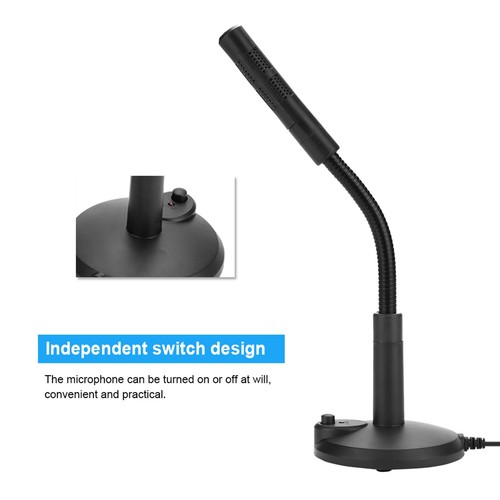 Omnidirectional USB Mic For Computer Desktop Plug & Play For Recording Online CB - Afbeelding 11 van 13