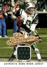 2004 Ultra #24 Chad Pennington Season Crowns Game Used Copper #/349