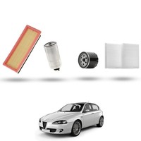 Hoffcar Wartungskit Kompatibel Mit Alfa Romeo 147 (937) 1.9 Jtd 88Kw 2004
