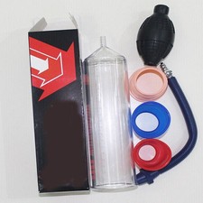 Vacuum Cylinder Penis Pump for Male Enlargement Extender with 3 Silicone Sleeve