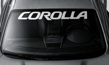 Vinyl Windshield Banner Decal Stickers Fits Compatible W Toyota Corolla Vinyl Windshield Banner Decal Stickers Fits Compatible W Toyota Corolla