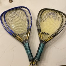 LOT 4 HEAD INTELLIGENCE I.165 I.195 RACQUETBALL RACQUETS 3 5/8  VGC