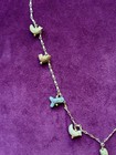 Beautiful Vintage CADORO Bird And Fish Fetish Chain Necklace Unique! RARE 14.5” — photo 4