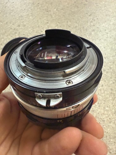 Nikon NIKKOR-S.C obiettivo automatico 50 mm f/1.4 None Ai MF con FILTRO E TAPPO ANTERIORE - Foto 5 di 5