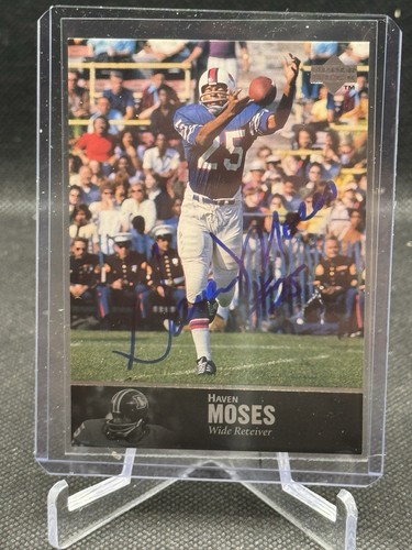 1997 Upper Deck NFL Legends - Autographs Haven Moses #AL-148 (AU)