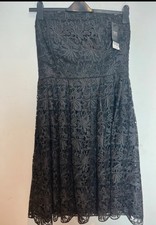 Ladies Next Occasion Black Lined Strapless Dress Size 16 New - BNWT Rrp £125