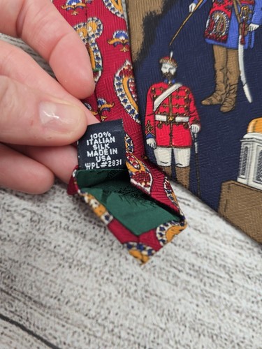 Tommy Hilfiger cravatta collo 100% seta italiana - Foto 4 di 8