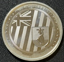 2018 1 Oz 999 Silver Montserrat Emerald Isle of the Caribbean Union Jack Harp!! 107.92 per troy oz