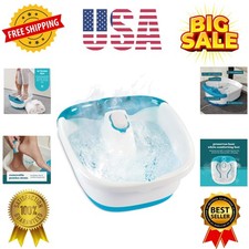 Bubble Mate Foot Spa, Toe Touch Controlled Foot Bath with Invigorating Bubble...