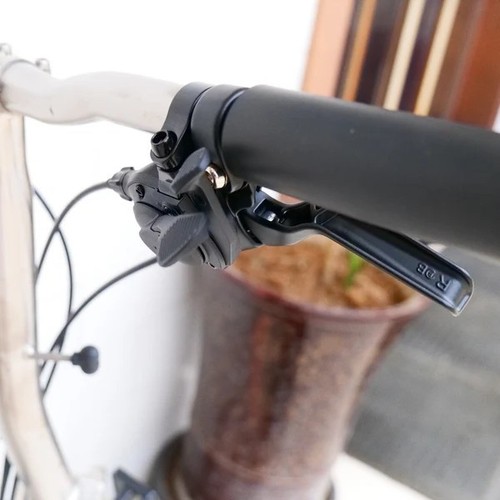 Hexati_bike 18 inchx2.0 Full Titanium Trifold brompton with flat Disc Brake - Picture 14 of 24