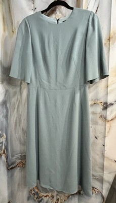 Vtg Dolce&Gabbana light blue knee Length dress Size 44 Italy 6/8 USA