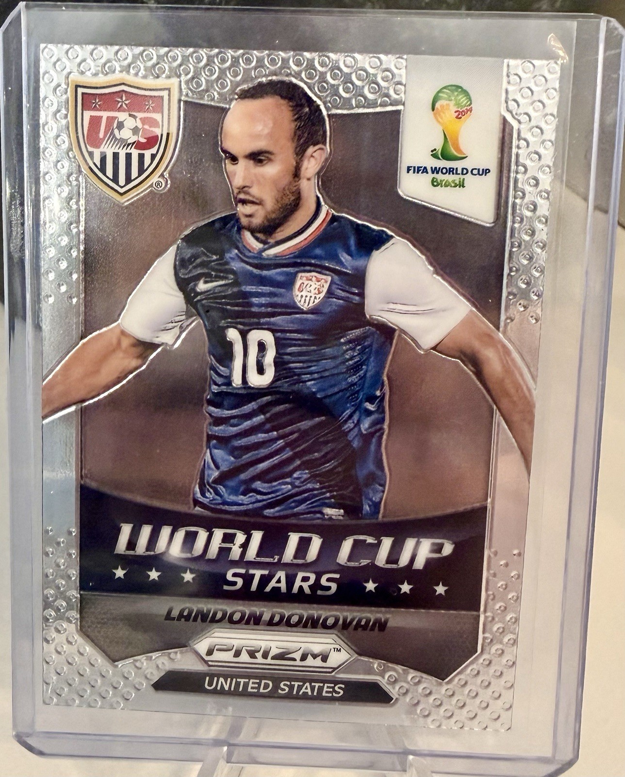 2014 Panini Prizm World Cup Soccer Stars Landon Donovan USA #39 Mint Rare!!