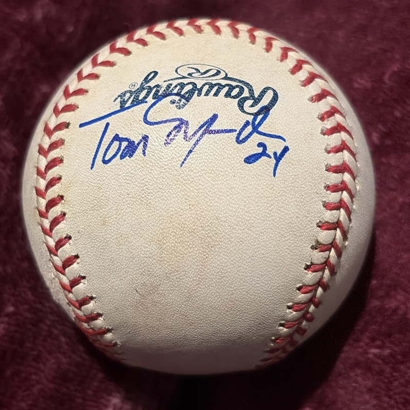 Tommy Mendonca Signed Official Major League Baseball