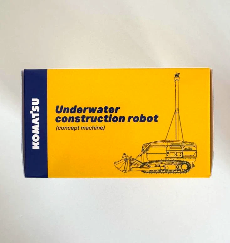 Komatsu Official Diecast Model Underwater construction robot japan NEW - Image 3 of 3