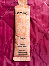 amika Flash Instant Shine Mask Hair Mask, UV Sun Protect, 20 mL Travel