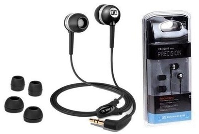 Sennheiser CX300 II CX300-II Precision Bass-Driven In Ear Earphones Headphones