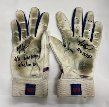 Mookie Betts Kobe Bryant Day Game Used Gloves (2 HR’s, 150th Career HR)